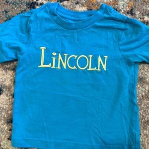 Monogram Lincoln t-shirt size 18-24 months